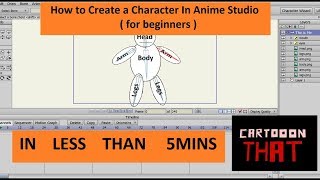 How to Create a Character in Anime Studio ( for Beginners ) tutorial video