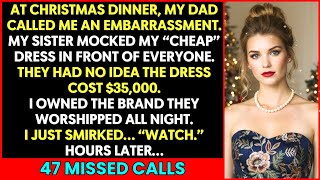 At Christmas Dinner, My Dad Called Me An Embarrassment. But He Has No Idea I was The Brand Owner...