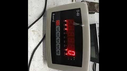 Sang D60 Indicator Baud Rate Settings | Computer Interface Settings