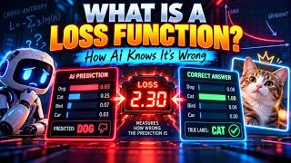 What Is a Loss Function 🧠 | How AI Knows When It’s Wrong