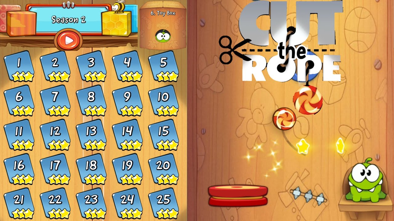 CUT THE ROPE FREE NIVEL 26 TOY BOX 125 PLAY PLAY YouTube
