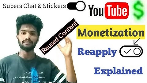 Youtube Monetization New Youtubers Reapply Explained | How To Enable Monetization On Videos