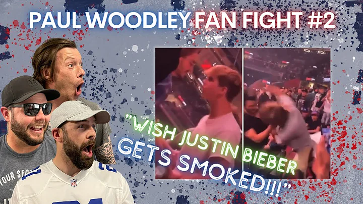 Paul Woodley FAN FIGHT!!! Drunk Justin Bieber Look...