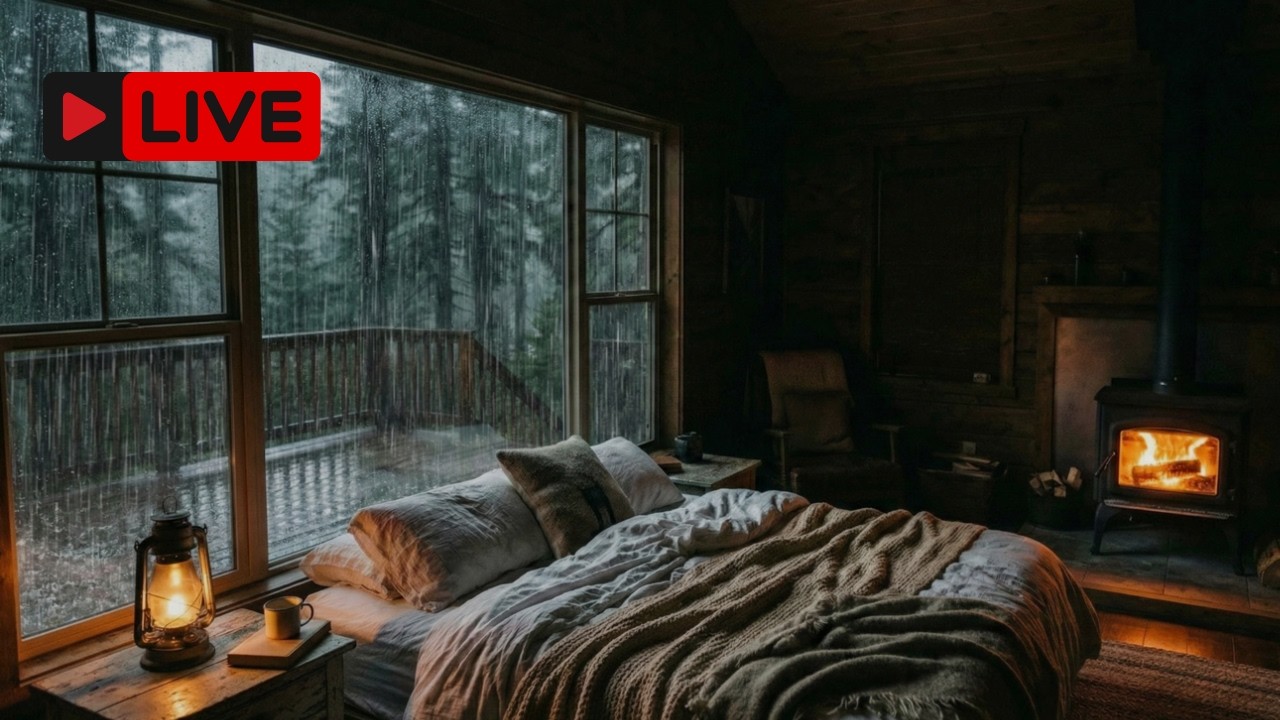 Night Downpour White Noise for Deep Sleep