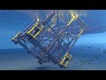 Offshore installation aids animation  offshore animation