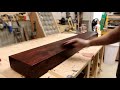 How you can make thick floating shelves