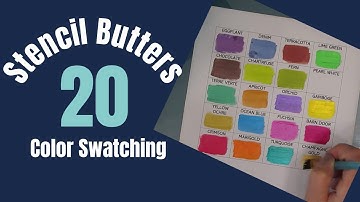 BUILD YOUR STASH - CHECK OUT ALL THE COLORS OF TCWs STENCIL BUTTERS