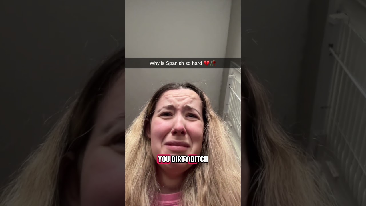 Why is Spanish so hard, plss help me Sarah 😭 