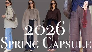 Not Your Basic Capsule: My Spring 2026 Wardrobe | COS, ARKET, ROHE, THE ROW, UNIQLO