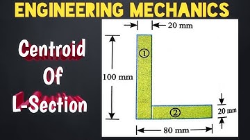 Centroid Of L Section | Engineering Mechanics | [HINDI]