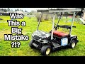 I Bought a $300 Golf Cart! Was It a Mistake? Intro to the Golf Cart Build Series!