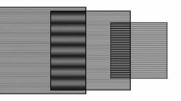 Moiré Patterns - Scaling Lines