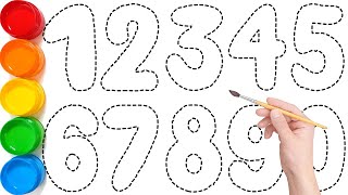 Numbers A To Z Drawing And Coloring For Children Fun Learning For Kids Ks Art