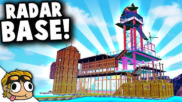 EPIC RADIO TOWER BASE UTOPIA! | Raft Creative Mode Early Access  Gameplay