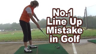 The no.1 biggest alignment mistake on golf