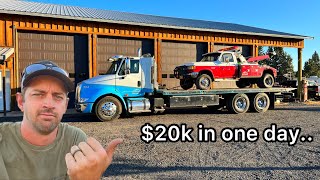 How I SPENT 20k in one day….  (Tow truck tour!)