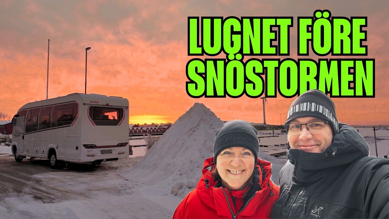 Vi trotsade snöovädret! Vintercamping i Falkenberg & Varberg, och frostvakt.. | varahusbilsresor.se