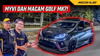 Myvi G3 Modified Street Concept Blackbunny Rodawear