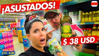 ESPAÑOLES haciendo la compra en SUPERMERCADO de COSTA RICA  con precios