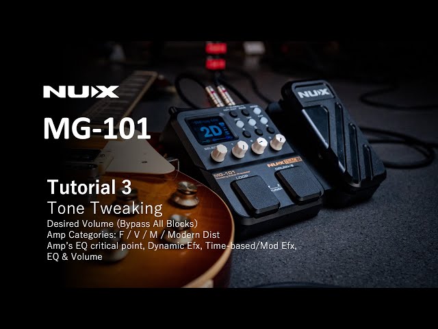 NUX MG-101【一回のみ使用・超美品】 NUX MG-101, Guitar Modeler – Portland Music Company