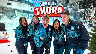 1 HORA DE VLOG NA ESTAÇÃO DE ESQUI EM DUBAI!! ⛷