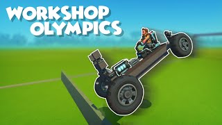 We Searched the Workshop to Compete in the Olympics! - Scrap Mechanic Multiplayer