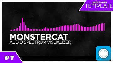 (Template) - Monstercat - Layout Audio Spectrum Visualizer On Android 100% |(Avee Player Visualizer]