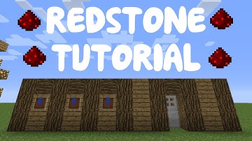 Minecraft 1.12: Redstone Tutorial - Item Frame Combination Lock!