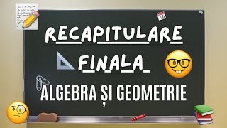 RECAPITULARE FINALA #en2022 MATEMATICA😃