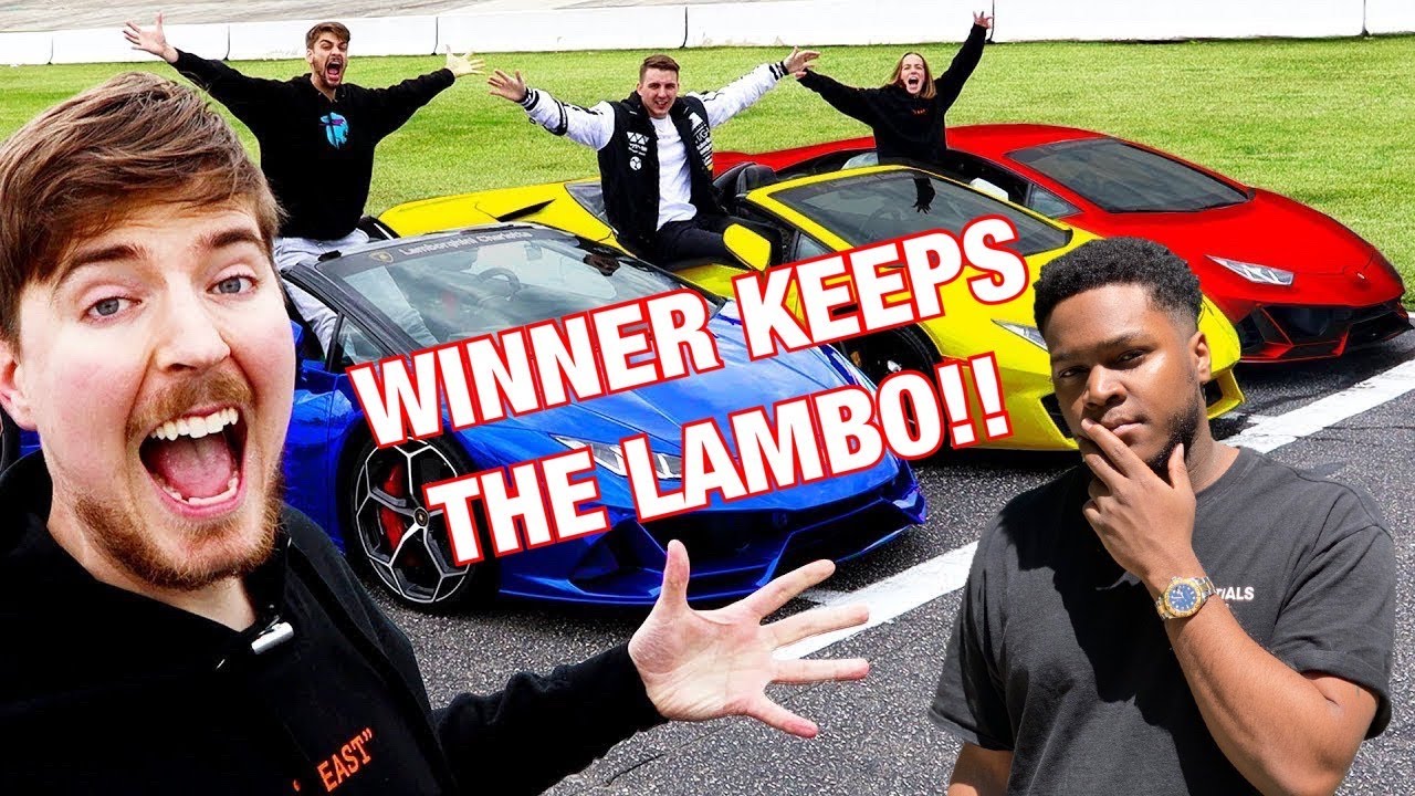 MrBeast Lamborghini Race, Winner Keeps Lamborghini | Rashad Weeks Reaction