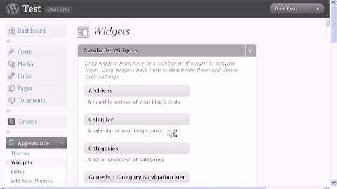 Wordpress show widgets only on specific pages