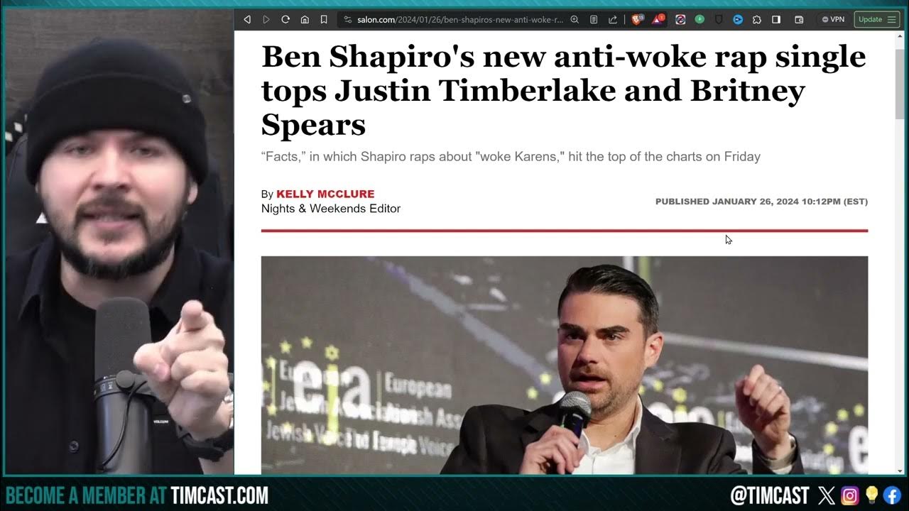 Satanic Music Industry IN PANIC As Ben Shapiro And Tom MacDonald HIT #1, Woke Media FURIOUS