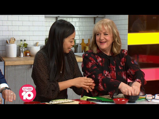 Yoshiko making sushi on Studio 10 - Channel 10 | Cooking With Yoshiko