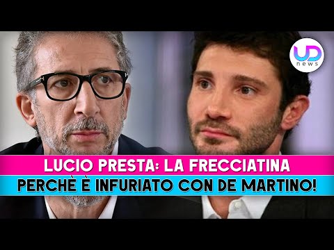Lucio Presta, Bordata A De Martino: Ecco Perché È Infuriato Con Lui!