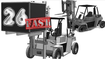 26F- Project 3| Beginner Forklift | SolidWorks  Fast 3D modeling Tutorial: Final Assembly