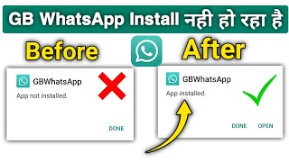 gb whatsapp app not installed problem | gb whatsapp install nahi ho raha hai screenshot 2