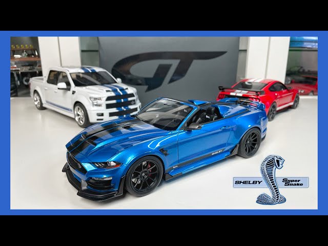Ford Mustang Shelby Super Snake Blue GT Spirit 1/18