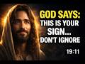 You Asked for a Sign… This Is It (Don’t Ignore This) | #GodMessage #Jesus #TrustGod  #GodIsWithYou