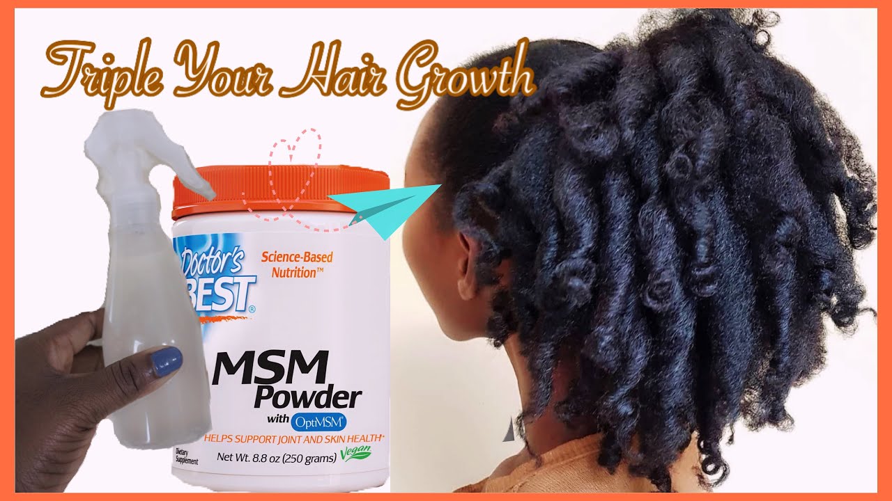 This Will Triple Your Hair Growth MSM New changes On My Hair