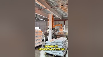 Automatic Unpacking & Feeding 😎#palletizer #depalletizing #palletizing #depalletizer #automation