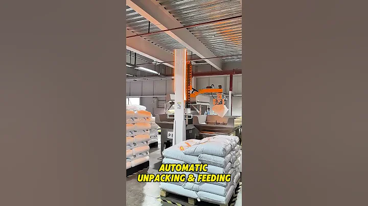 Automatic Unpacking & Feeding 😎#palletizer #depalletizing #palletizing #depalletizer #automation