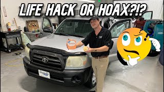 lemon and baking soda headlight restoration test: life hack or hoax?!?