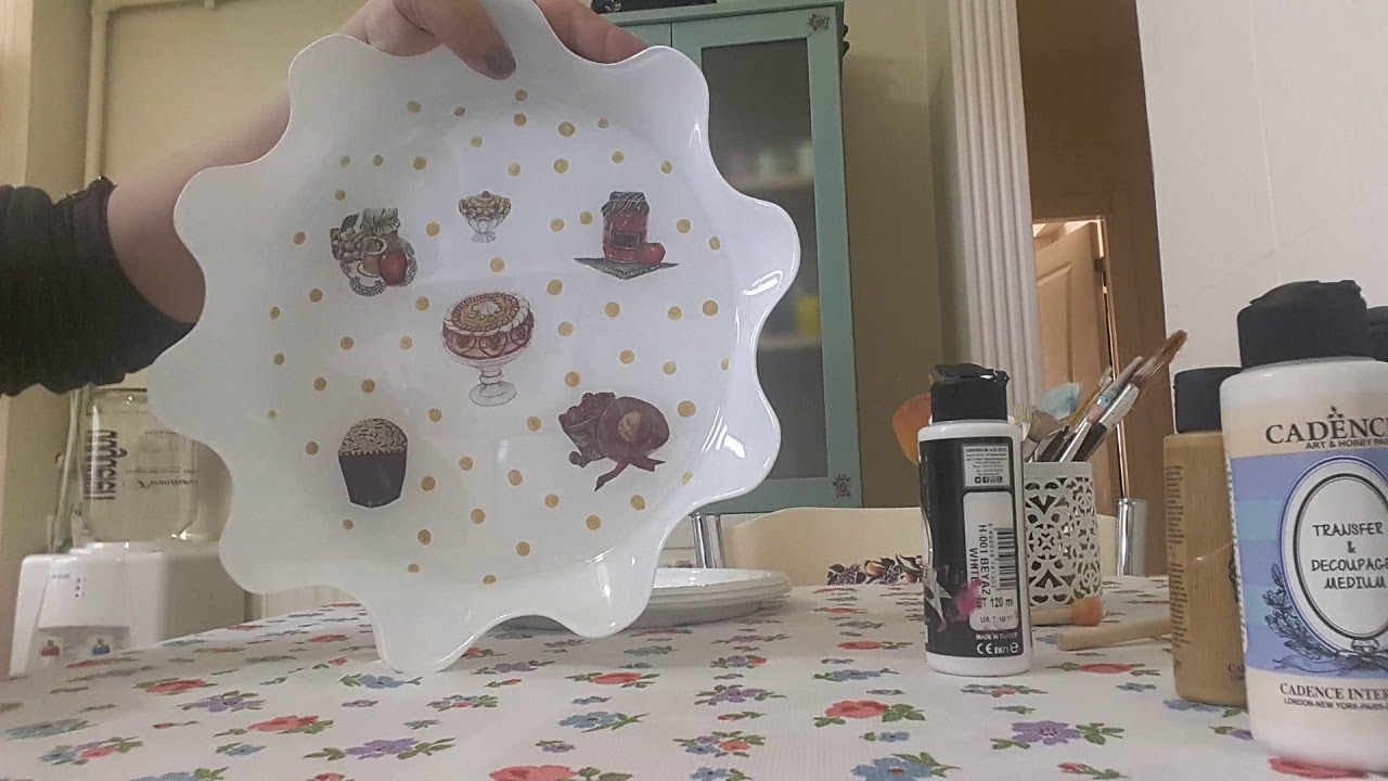 CAM TABAK BOYAMA VE DEKOPAJ UYGULAMASI