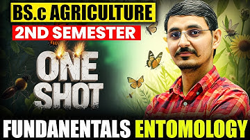Fundamentals of entomology Bsc Agriculture 2nd semester complete Rivision in one shot \ ENTO-121