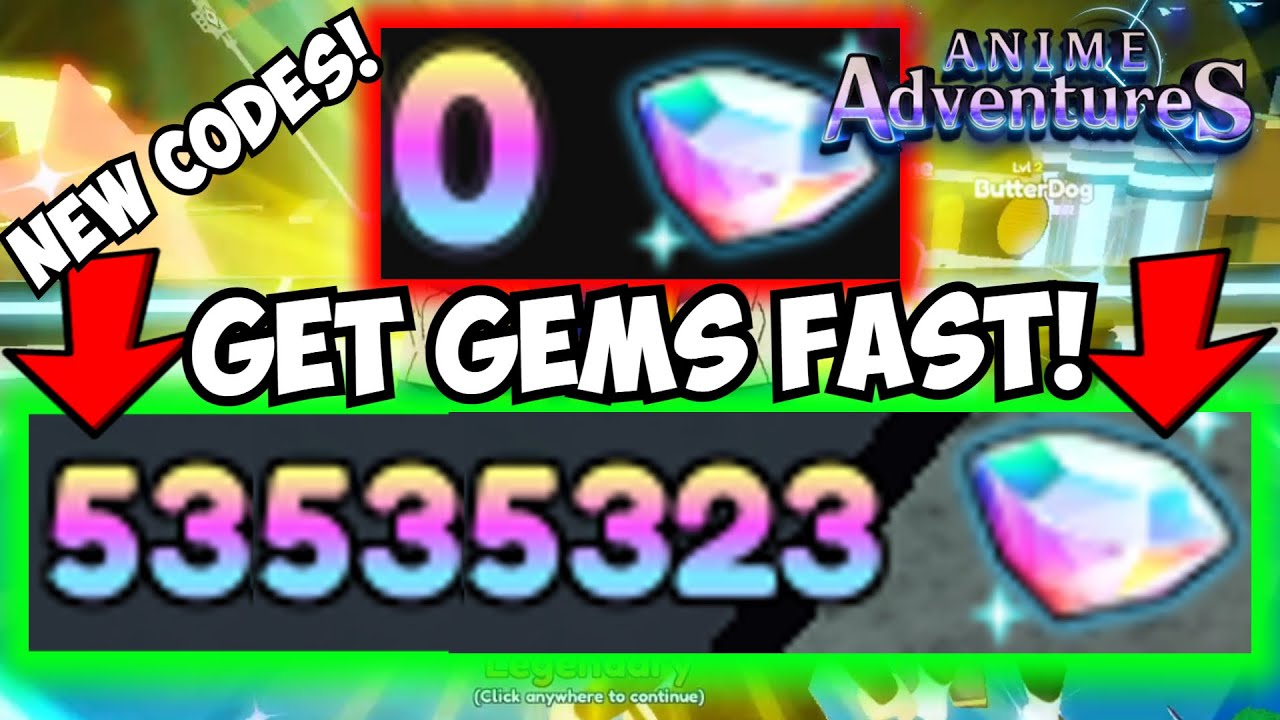 [NEW CODES] The FASTEST WAYS to GET GEMS in Anime Adventures (+ OP AFK