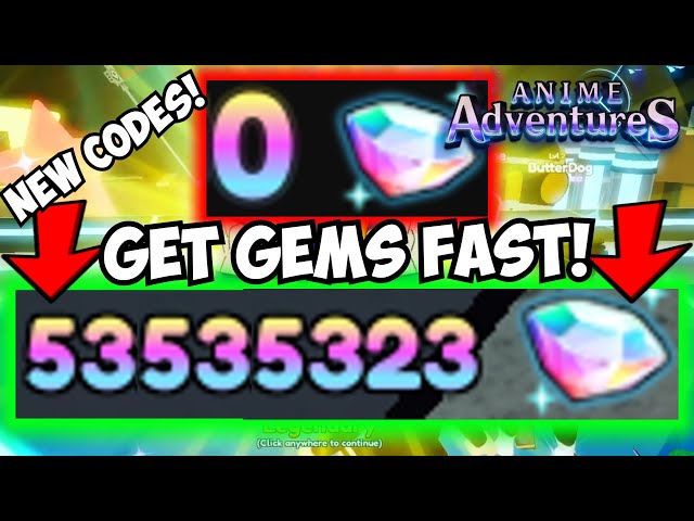 BEST WAYS TO GET GEMS IN ANIME ADVENTURES! #roblox #fyp #anime