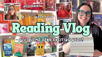 How Much Can I Read In A Week? Ft. Book Club, VLOGMAS Plans & Some Very Exciting News 🤩📚💕
