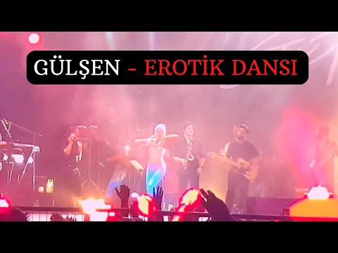 Gülşen - Konser kapanışı Erotik dansı, Sahne Çoştu