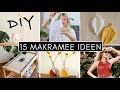 15 Makramee DIY Ideen zum Nachmachen: Deko, Fashion, Upcycling & Handtaschen