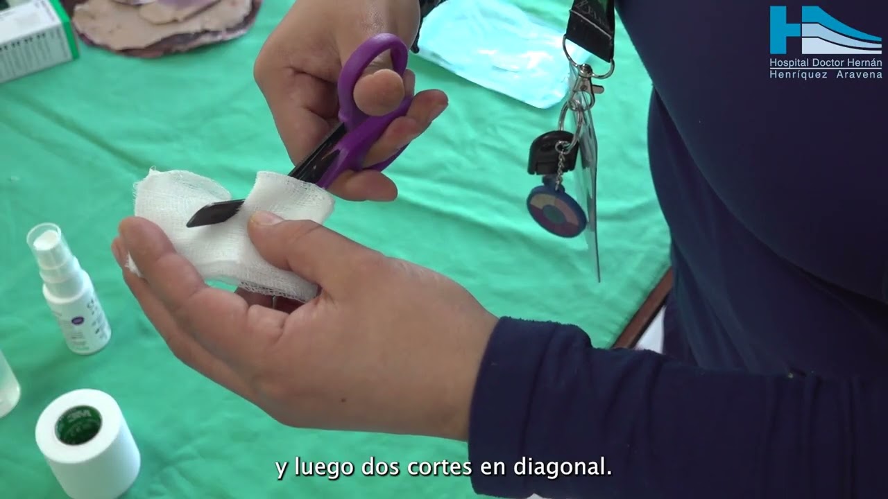 Curación de Drenaje - Hospitalización Domiciliaria H.H.H.A. 2024